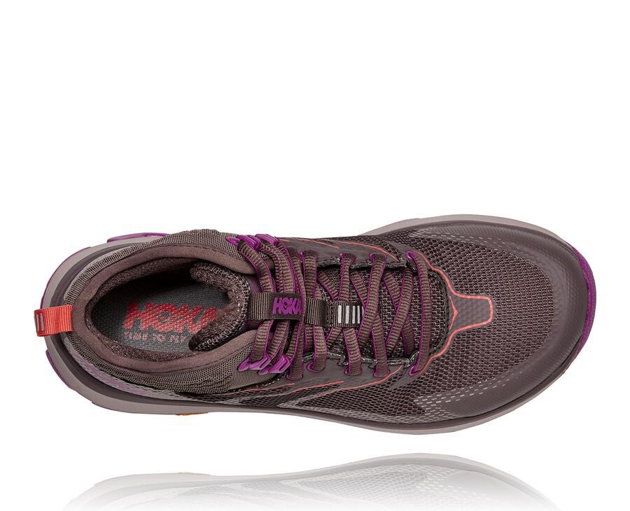 Hoka One One Womens Hiking Boots - Toa GORE-TEX - Purple - UJSA94281
